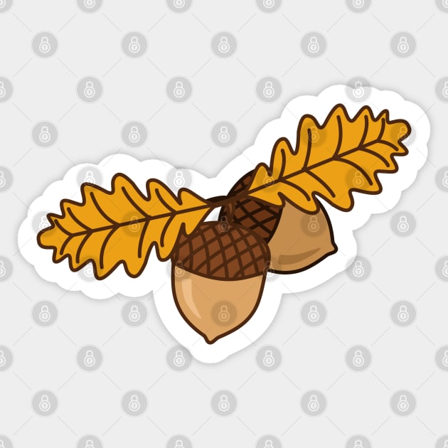 Acorns Sticker by Pendientera